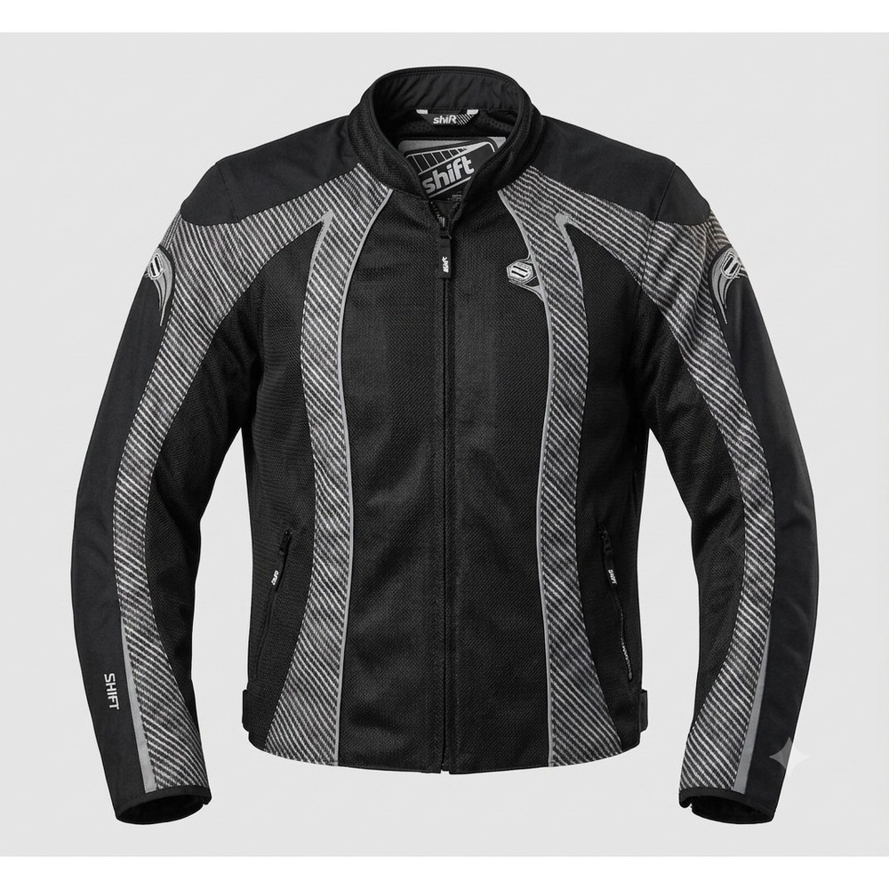 Shift Catalina 70172 Women's Black & Gray Sport Motorcycle Armored Jacket. Sz L